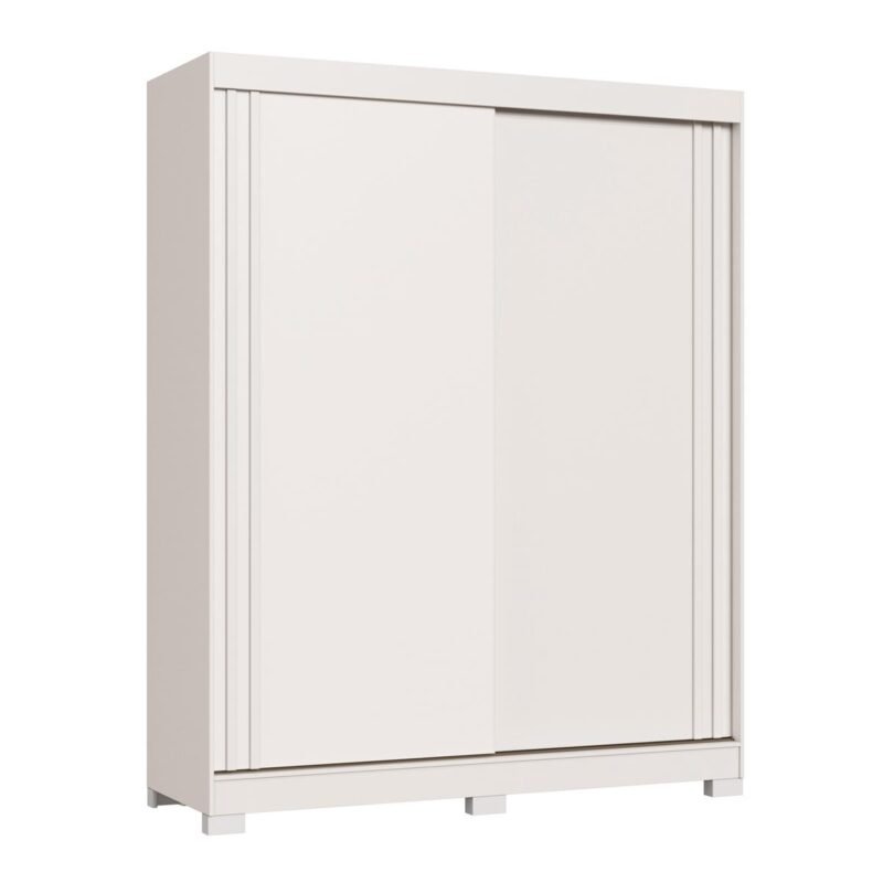 Guarda-Roupa 2 Portas de Correr Rudá Branco Line