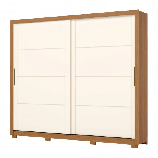 Guarda-Roupa Palace 2 Portas de Correr Cinamomo/Off White